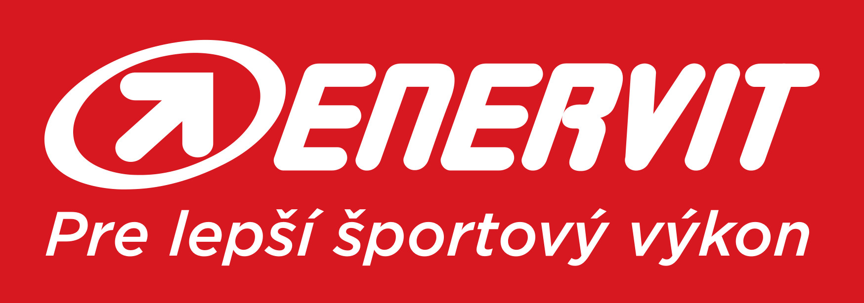 enervit logo 2022 cervene pozadi sk